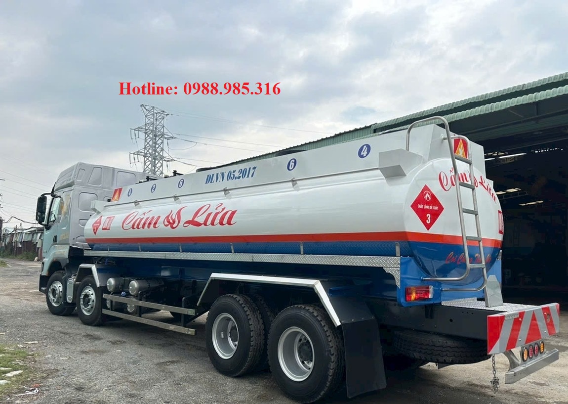Xe bồn xi téc chở xăng dầu Chenglong H7